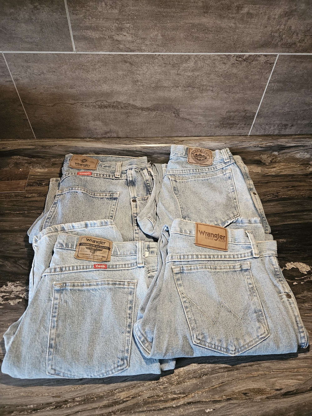 Wrangler Denim Jeans Lot Of 4 Size 32x30